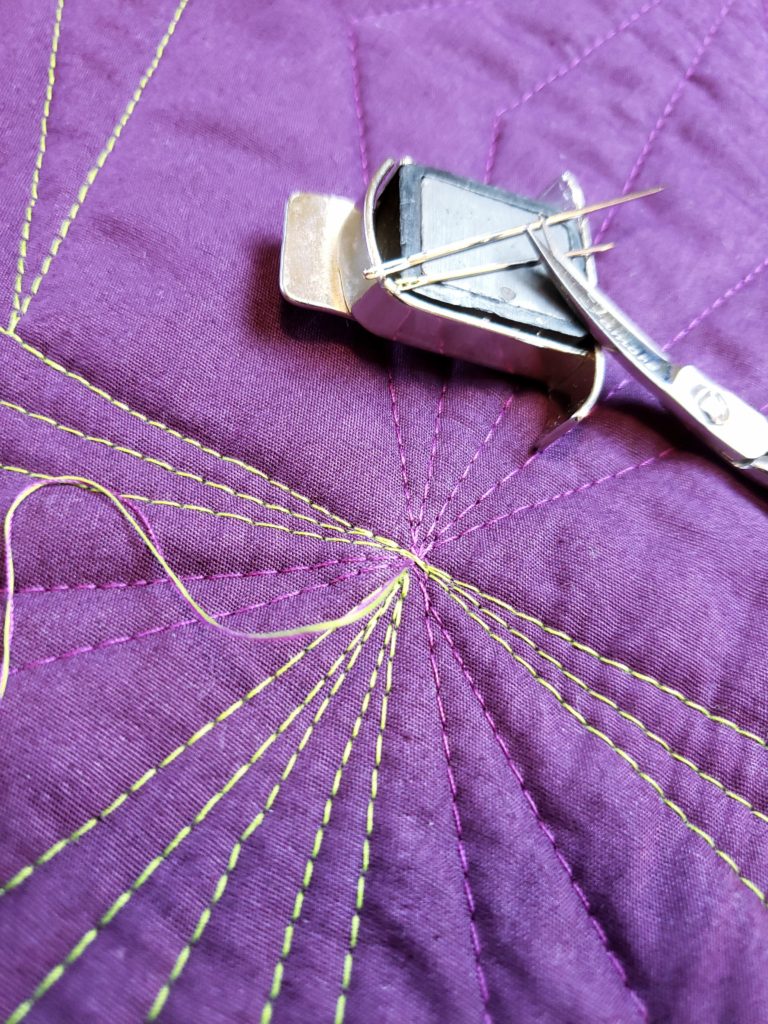 How To Bury Quilting Threads! The Quilt District