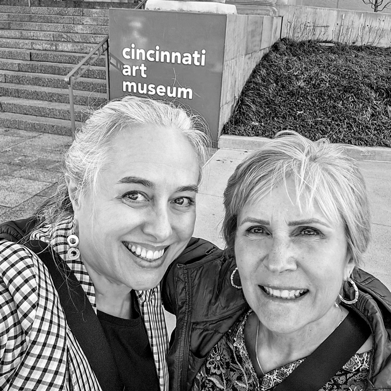Tara and Lisa in Cincinnatti 2025