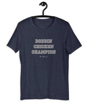 Bobbin Chicken Champion collegiate shirt